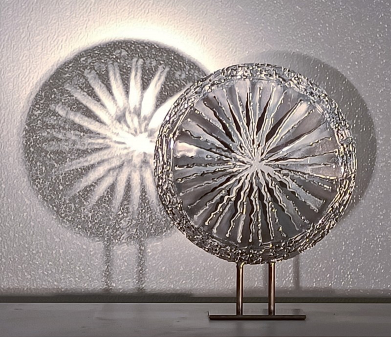 Art contemporain en acier, pièces design crées par Philippe LONZI pour une expo à UZES près de NIMES