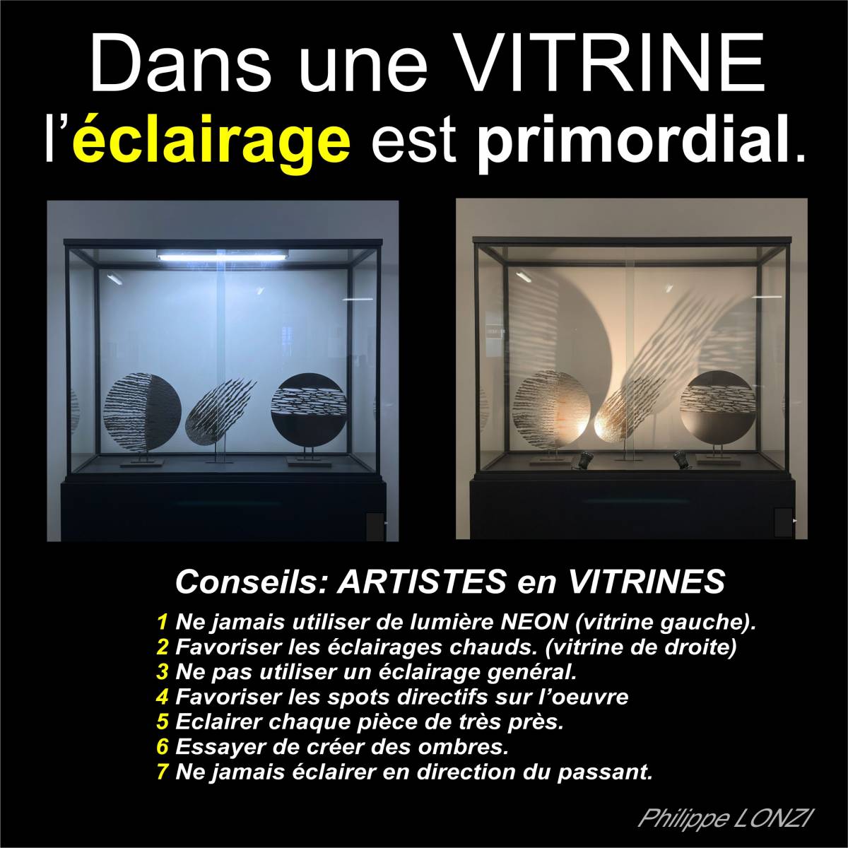 tOUTES LES CONSIGNES en ECLAIRAGE d'un EXPERT Philippe LONZI