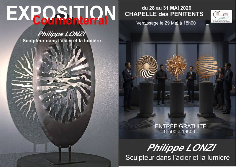 Exposition Philippe Lonzi à Cournonterral : L'Art de l'Acier et de la Lumière