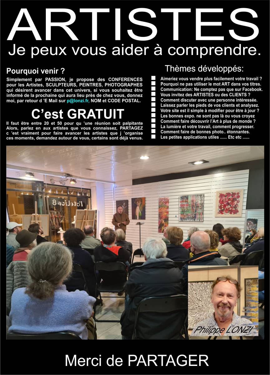 AIDE aux NOUVEAUX ARTISTES SCULPTEURS, PEINTRES et PHOTOGRAPHES