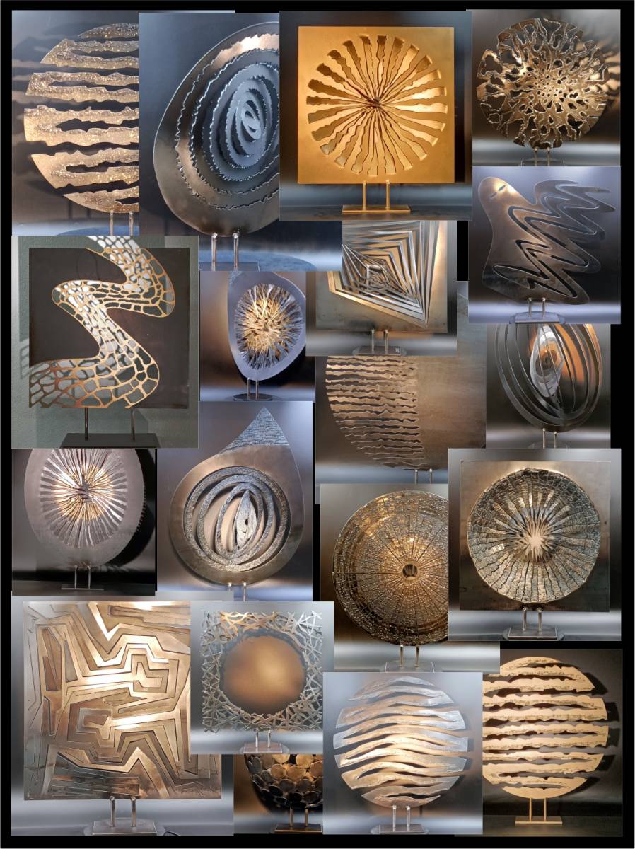 Mon STOCK de SCULPTURES CONTEMPORAINES et TOILES près d'UZES