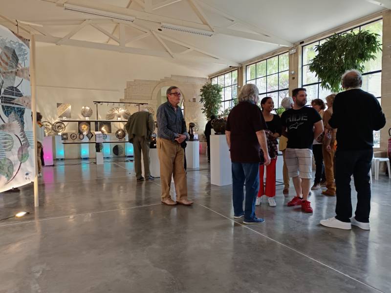 EXPO d' AVRIL: L'exposition de la famille SCHMORBLUCKS à l'orangeraie du chateau de SALINELLES