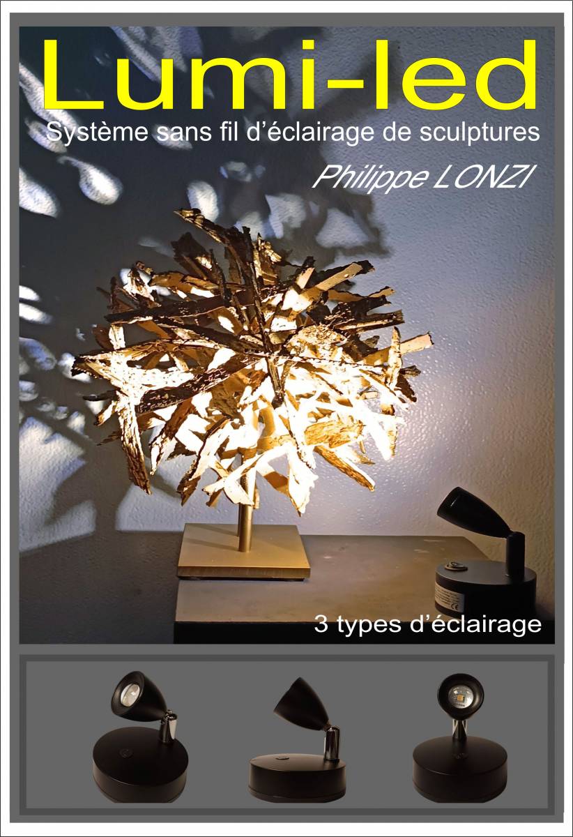 Une invention d'Artiste pour éclairer les SCULPTU RES par le systeme LUMINARTe France de Lille à Bordeaux