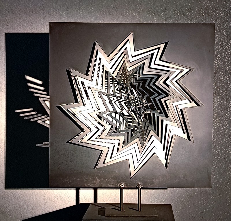 La BELLE ETOILE  Idée de cadeau unique et original en acier pour offrir à un mariage vers NICE cote d'azur ou ailleurs