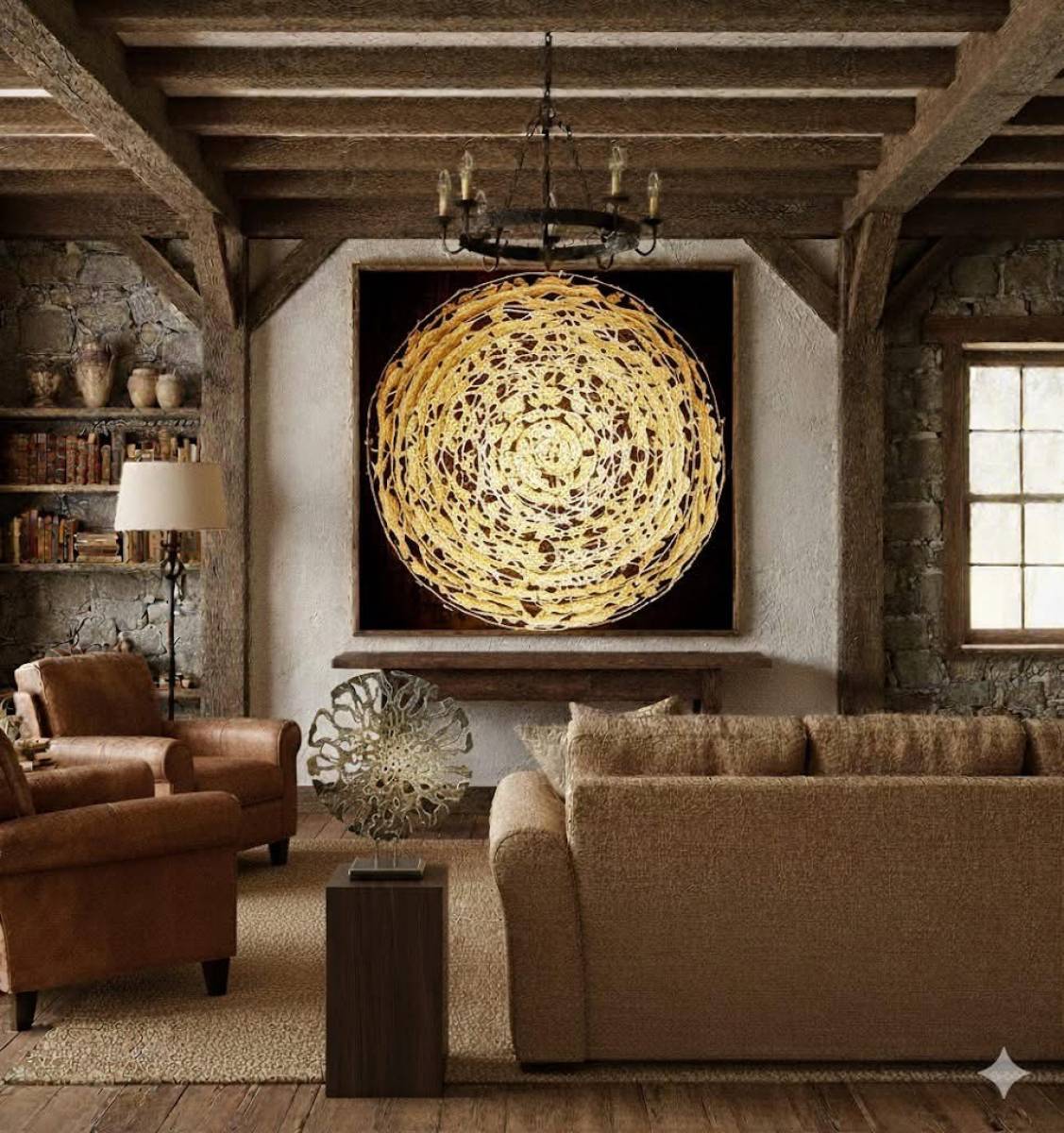 Rayonnement circulaire inspiré par la lumière des fontaines et ruelles d’Aix-en-Provence